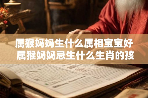 属猴妈妈生什么属相宝宝好 属猴妈妈忌生什么生肖的孩子