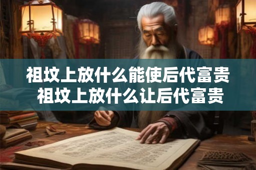 祖坟上放什么能使后代富贵 祖坟上放什么让后代富贵