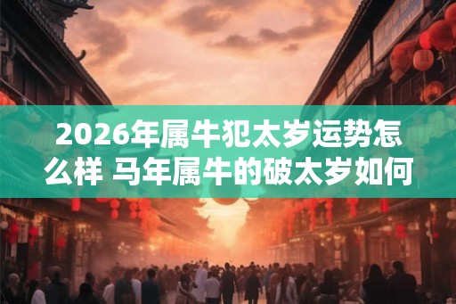 2026年属牛犯太岁运势怎么样 马年属牛的破太岁如何破解