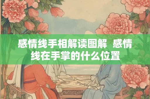 感情线手相解读图解  感情线在手掌的什么位置