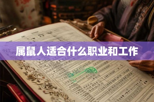 属鼠人适合什么职业和工作