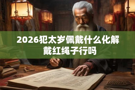 2026犯太岁佩戴什么化解  戴红绳子行吗