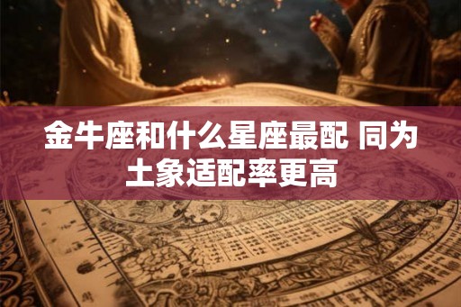 金牛座和什么星座最配 同为土象适配率更高