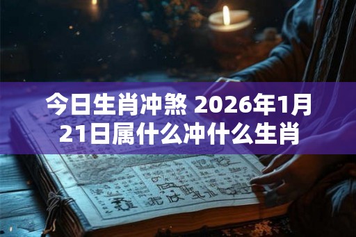 今日生肖冲煞 2026年1月21日属什么冲什么生肖