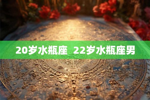 20岁水瓶座  22岁水瓶座男