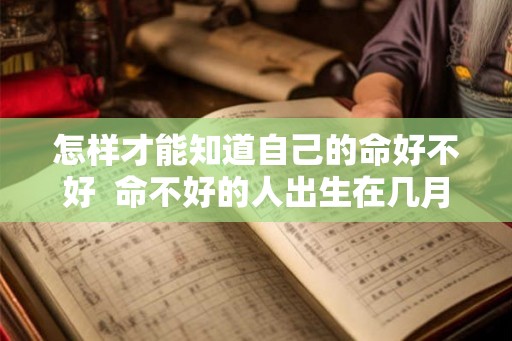 怎样才能知道自己的命好不好  命不好的人出生在几月