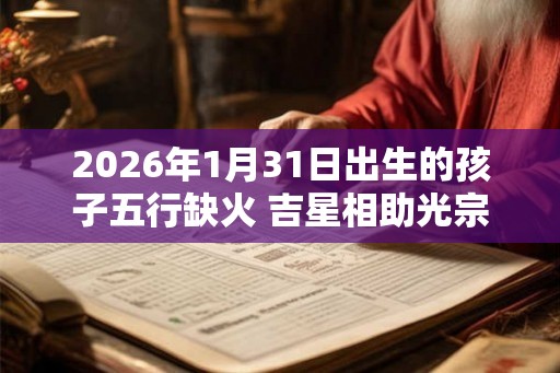 2026年1月31日出生的孩子五行缺火 吉星相助光宗耀祖 2026年1月31日出生的孩子五行缺火 吉星相助光宗耀祖