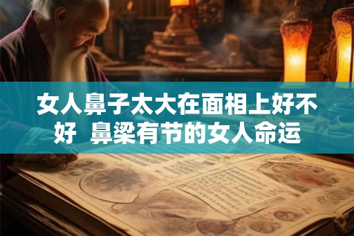 女人鼻子太大在面相上好不好  鼻梁有节的女人命运