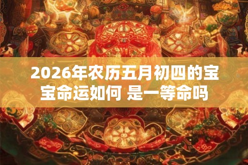 2026年农历五月初四的宝宝命运如何 是一等命吗