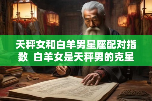 天秤女和白羊男星座配对指数  白羊女是天秤男的克星