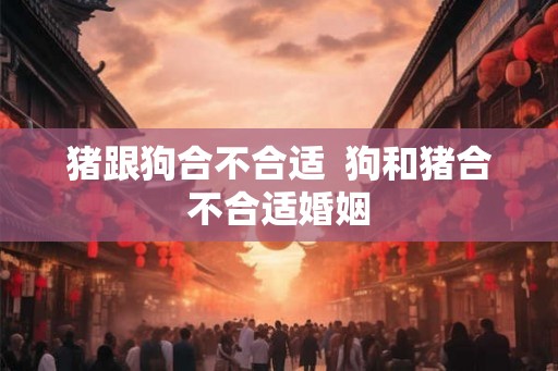 猪跟狗合不合适  狗和猪合不合适婚姻
