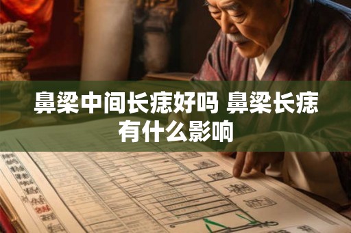 鼻梁中间长痣好吗 鼻梁长痣有什么影响 鼻梁中间长痣好吗 鼻梁长痣有什么影响