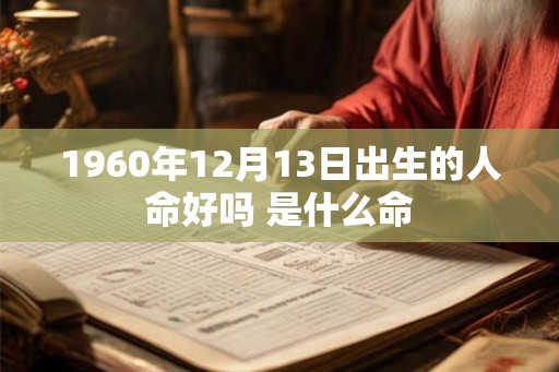 1960年12月13日出生的人命好吗 是什么命