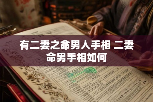 有二妻之命男人手相 二妻命男手相如何 有二妻之命男人手相 二妻命男手相如何