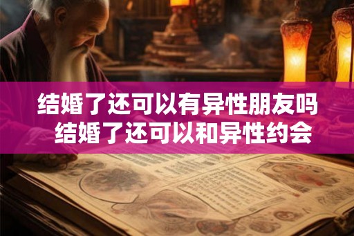 结婚了还可以有异性朋友吗  结婚了还可以和异性约会吗