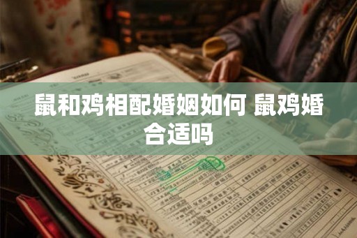 鼠和鸡相配婚姻如何 鼠鸡婚合适吗