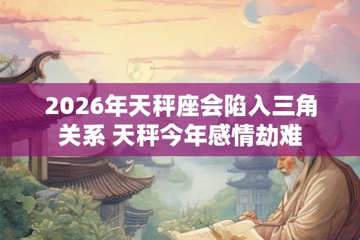 2026年天秤座会陷入三角关系 天秤今年感情劫难