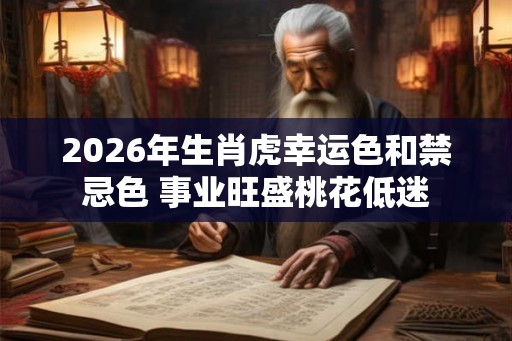 2026年生肖虎幸运色和禁忌色 事业旺盛桃花低迷