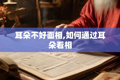 耳朵不好面相,如何通过耳朵看相