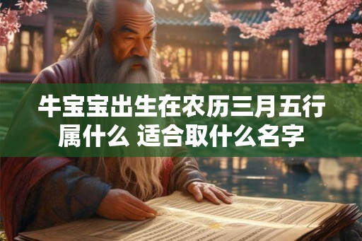 牛宝宝出生在农历三月五行属什么 适合取什么名字