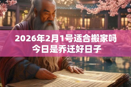 2026年2月1号适合搬家吗 今日是乔迁好日子