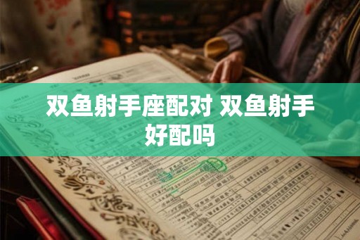 双鱼射手座配对 双鱼射手好配吗