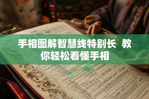 手相图解智慧线特别长  教你轻松看懂手相