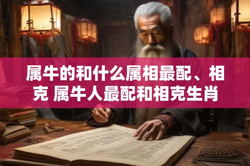 属牛的和什么属相最配、相克 属牛人最配和相克生肖 属牛的和什么属相最配、相克 属牛人最配和相克生肖