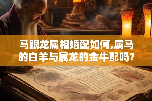 马跟龙属相婚配如何,属马的白羊与属龙的金牛配吗？