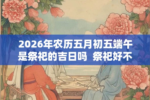 2026年农历五月初五端午是祭祀的吉日吗 祭祀好不好 2026年农历五月初五端午是祭祀的吉日吗 祭祀好不好
