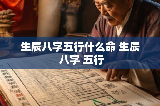 生辰八字五行什么命 生辰 八字 五行 生辰八字五行什么命 生辰 八字 五行