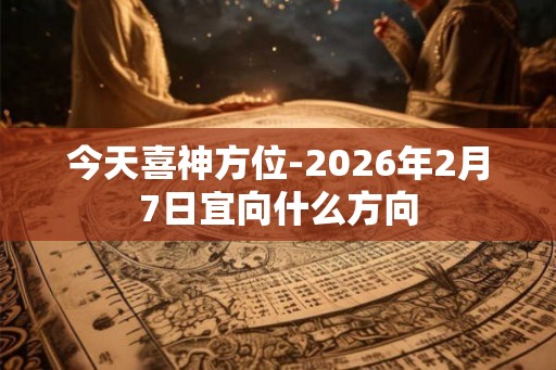 今天喜神方位-2026年2月7日宜向什么方向