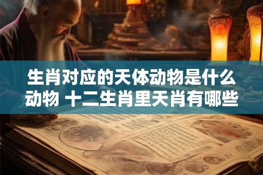 生肖对应的天体动物是什么动物 十二生肖里天肖有哪些