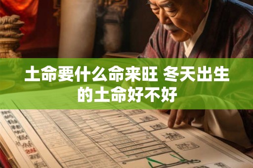 土命要什么命来旺 冬天出生的土命好不好