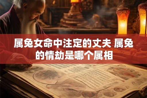 属兔女命中注定的丈夫 属兔的情劫是哪个属相