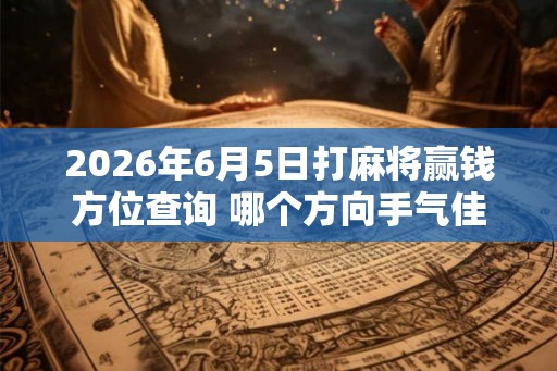 2026年6月5日打麻将赢钱方位查询 哪个方向手气佳 2026年6月5日打麻将赢钱方位查询 哪个方向手气佳