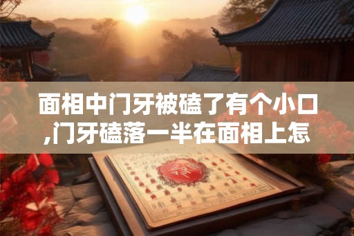 面相中门牙被磕了有个小口,门牙磕落一半在面相上怎么说