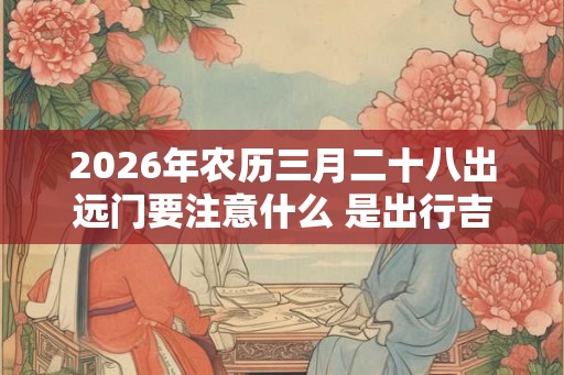 2026年农历三月二十八出远门要注意什么 是出行吉日吗