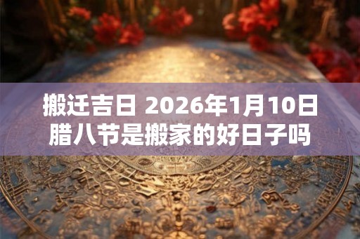 搬迁吉日 2026年1月10日腊八节是搬家的好日子吗