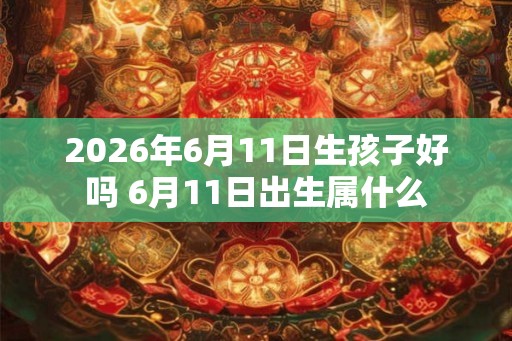 2026年6月11日生孩子好吗 6月11日出生属什么