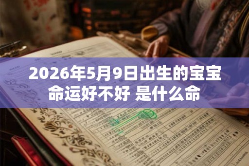 2026年5月9日出生的宝宝命运好不好 是什么命 2026年5月9日出生的宝宝命运好不好 是什么命