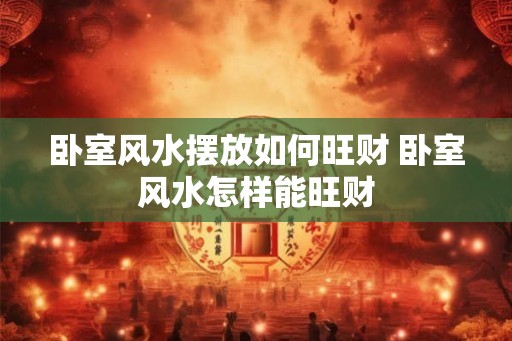 卧室风水摆放如何旺财 卧室风水怎样能旺财