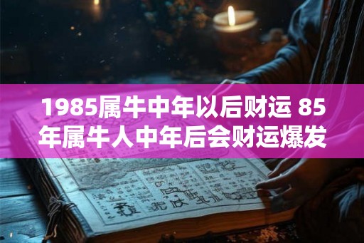 1985属牛中年以后财运 85年属牛人中年后会财运爆发吗