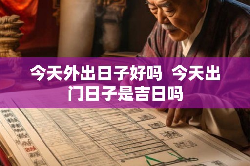 今天外出日子好吗  今天出门日子是吉日吗