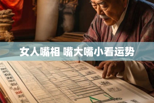 女人嘴相 嘴大嘴小看运势