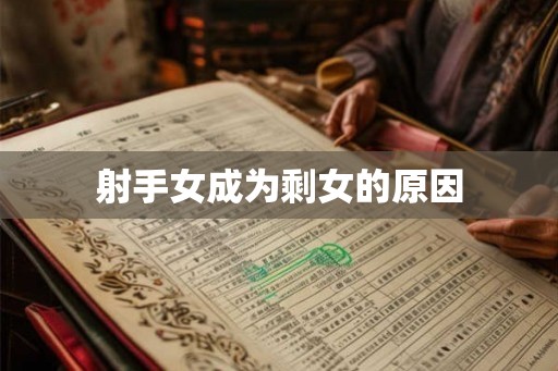 射手女成为剩女的原因 射手女成为剩女的原因