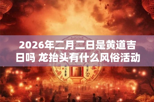 2026年二月二日是黄道吉日吗 龙抬头有什么风俗活动 2026年二月二日是黄道吉日吗 龙抬头有什么风俗活动