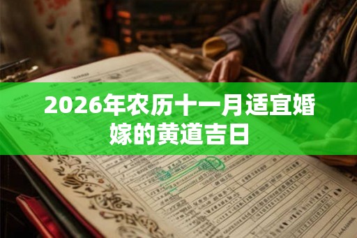 2026年农历十一月适宜婚嫁的黄道吉日