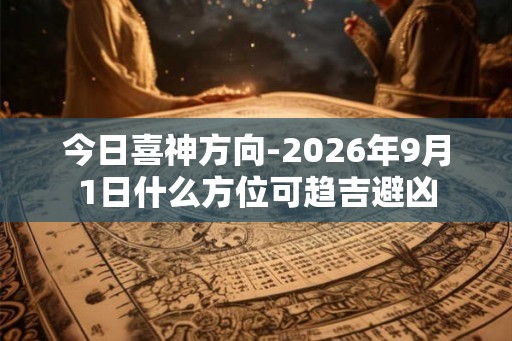 今日喜神方向-2026年9月1日什么方位可趋吉避凶