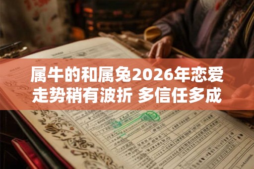 属牛的和属兔2026年恋爱走势稍有波折 多信任多成就彼此